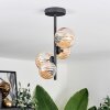 Chehalis Plafondlamp - Glas 10 cm,12 cm Amber, 4-lichts