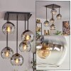 Koyoto Plafondlamp - Glas 15 cm Duidelijk, Rookkleurig, 5-lichts