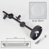Chehalis Plafondlamp - Glas 10 cm Wit, 4-lichts