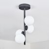 Chehalis Plafondlamp - Glas 10 cm Wit, 4-lichts