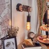 Yaak Muurlamp Natuurlijke kleuren, Zwart, 1-licht