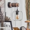 Lauden Muurlamp - Glas 15 cm Natuurlijke kleuren, Zwart, 1-licht