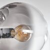 Gastor Plafondlamp - Glas 15 cm Duidelijk, Rookkleurig, 4-lichts