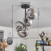 Gastor Plafondlamp - Glas 15 cm Duidelijk, Rookkleurig, 4-lichts