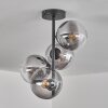 Gastor Plafondlamp - Glas 15 cm Duidelijk, Rookkleurig, 4-lichts