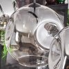 Ripoll Hanger - Glas 30 cm Duidelijk, Rookkleurig, 4-lichts