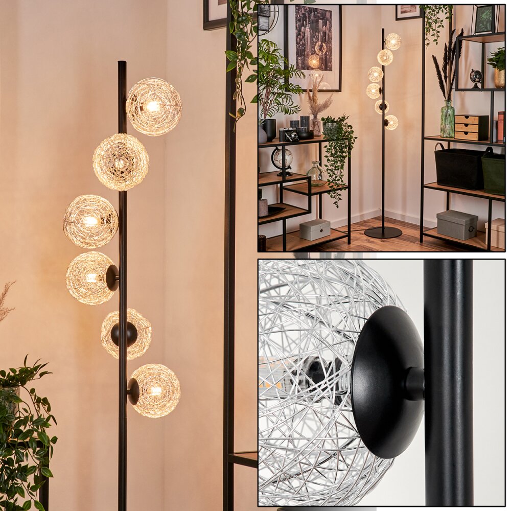 Remaisnil Staande lamp 12 cm Zilver, 6-lichts main product photo