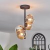 Chehalis Plafondlamp - Glas 10 cm Amber, Duidelijk, 4-lichts