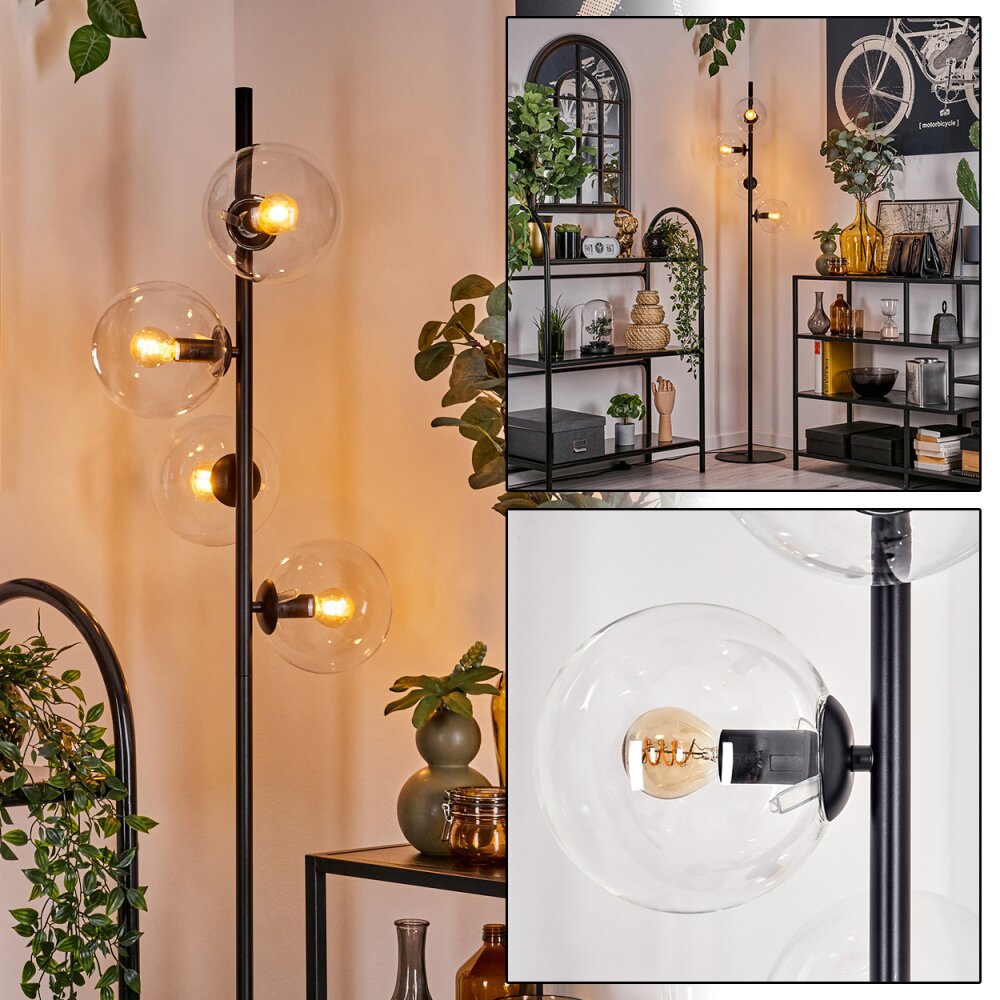 Gastor Staande lamp - Glas 15 cm Duidelijk, 4-lichts main product photo