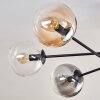 Gastor Plafondlamp - Glas 15 cm Amber, Duidelijk, Rookkleurig, 6-lichts