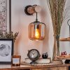 Lauden Muurlamp - Glas 15 cm Natuurlijke kleuren, Zwart, 1-licht
