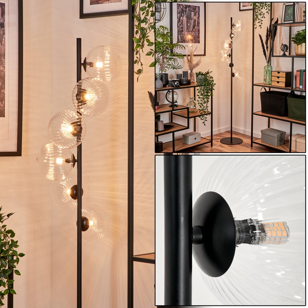 Remaisnil Staande lamp - Glas 15 cm Duidelijk, 6-lichts main product photo