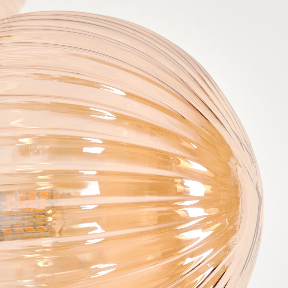 Remaisnil Staande lamp - Glas 15 cm Amber, 6-lichts