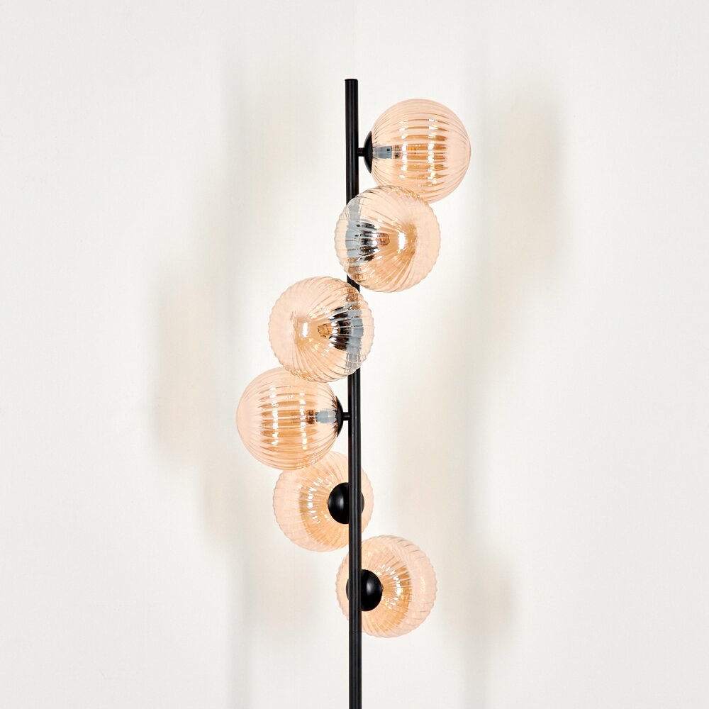 Remaisnil Staande lamp - Glas 15 cm Amber, 6-lichts