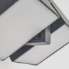 Kontenga Buiten muurverlichting LED Antraciet, 2-lichts