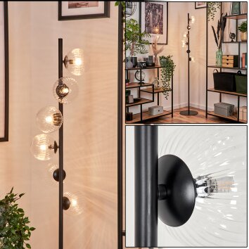 Remaisnil Staande lamp - Glas 12 cm Duidelijk, 6-lichts Remaisnil Staande lamp - Glas 12 cm Duidelijk, 6-lichts