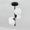 Chehalis Plafondlamp - Glas 10 cm, 12 cm Wit, 4-lichts