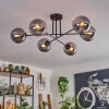 Gastor Plafondlamp - Glas 15 cm Rookkleurig, 6-lichts