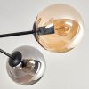 Gastor Plafondlamp - Glas 15 cm Amber, Rookkleurig, 6-lichts