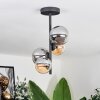 Chehalis Plafondlamp - Glas 10 cm, 12 cm Amber, Rookkleurig, 4-lichts