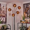 Ripoll Staande lamp - Glas 15 cm Koperkleurig, 5-lichts