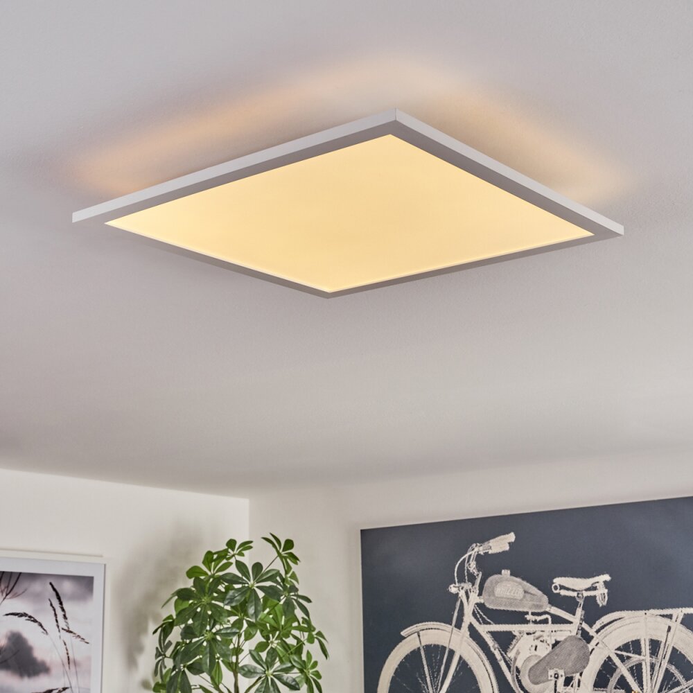 Valmanya Plafondlamp 40cm LED Wit, 1-licht
