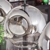 Ripoll Hanger - Glas 30 cm Duidelijk, Rookkleurig, 3-lichts