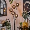 Gastor Staande lamp - Glas 15 cm Rookkleurig, 5-lichts