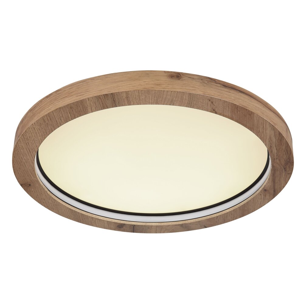 Globo BRANZA Plafondlamp LED Zwart, 1-licht, Afstandsbediening main product photo