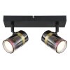 Globo TRABBY Plafondlamp Zwart, 2-lichts