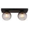Globo DALLERTA Muurlamp Zwart, 2-lichts