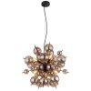 Globo UDO Hanger Zwart, 6-lichts