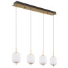 Globo EWALD Hanger LED Wit, 4-lichts