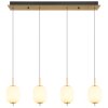 Globo EWALD Hanger LED Wit, 4-lichts