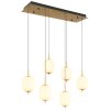 Globo EWALD Hanger LED Wit, 6-lichts