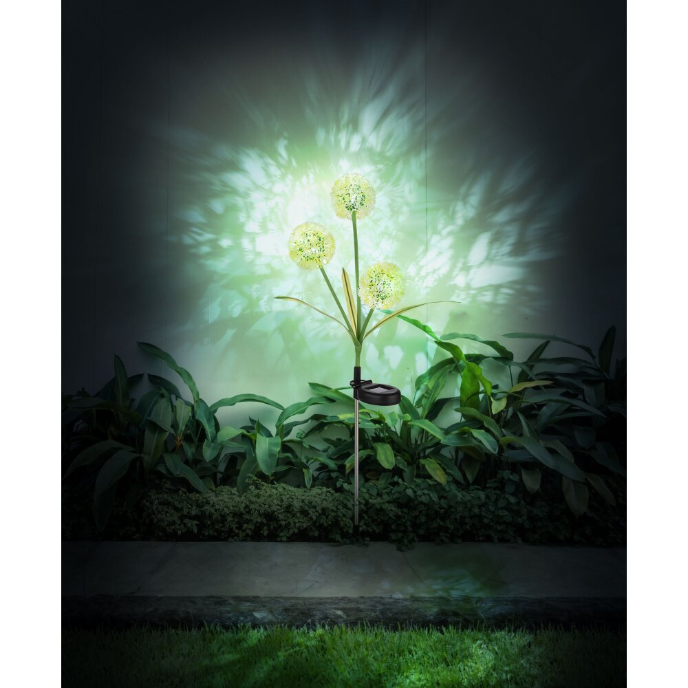 Globo SOLAR Padverlichting LED Geel, Groen, 3-lichts main product photo