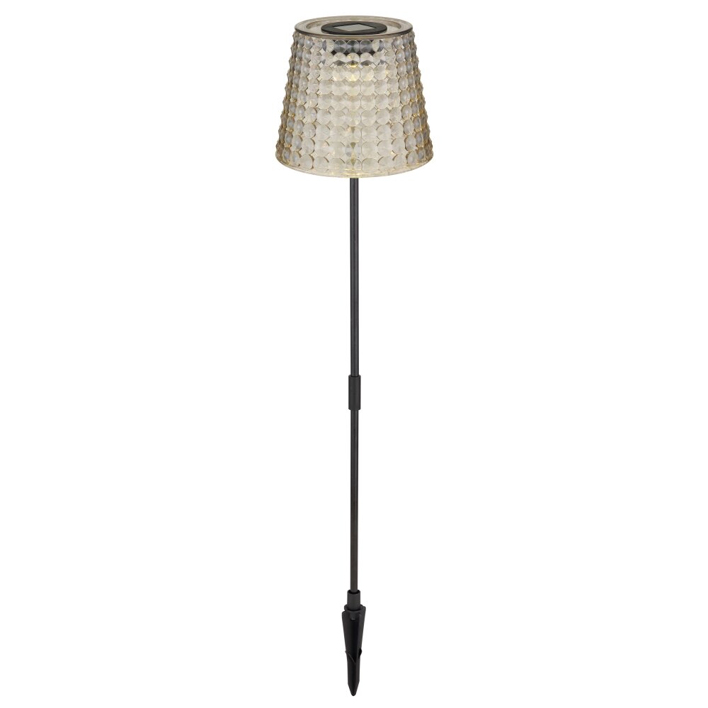 Globo SOLAR Padverlichting LED Rookkleurig, Zwart, 1-licht main product photo