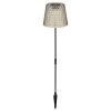 Globo SOLAR Padverlichting LED Rookkleurig, Zwart, 1-licht