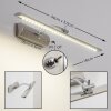 Liberia Displaylamp LED Chroom, 1-licht