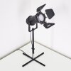 Lichinga Tafellamp Chroom, Zwart, 1-licht