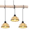 Globo REX Hanger Zwart, 4-lichts