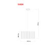 Globo ABINI Hanger Zwart, 1-licht Globo ABINI Hanger Zwart, 1-licht