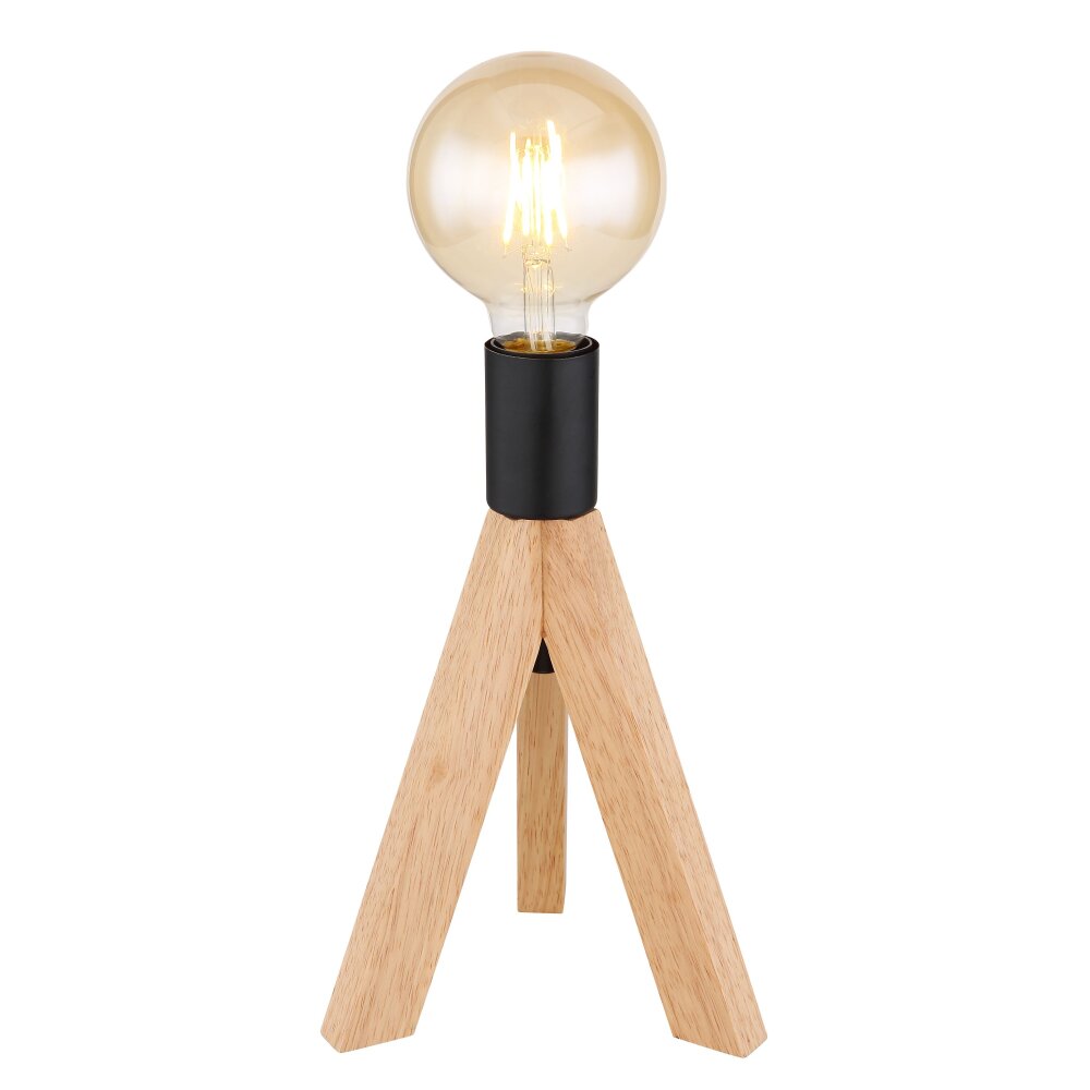 Globo KIRA Tafellamp Donkerbruin, 1-licht main product photo