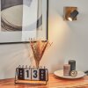 Javel Muurlamp Grijs, houtlook, Zwart, 1-licht