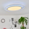 Haumonia Plafondpaneel LED Wit, 2-lichts, Afstandsbediening, Kleurwisselaar