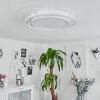 Haumonia Plafondpaneel LED Wit, 2-lichts, Afstandsbediening, Kleurwisselaar