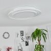 Haumonia Plafondpaneel LED Wit, 2-lichts, Afstandsbediening, Kleurwisselaar