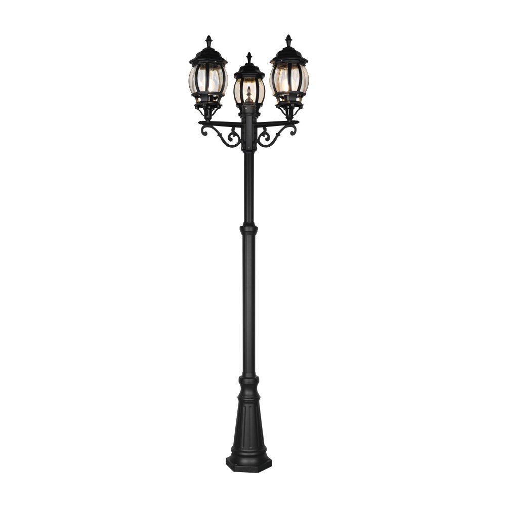 Trio Elvo Buiten staande lamp Zwart, 3-lichts main product photo