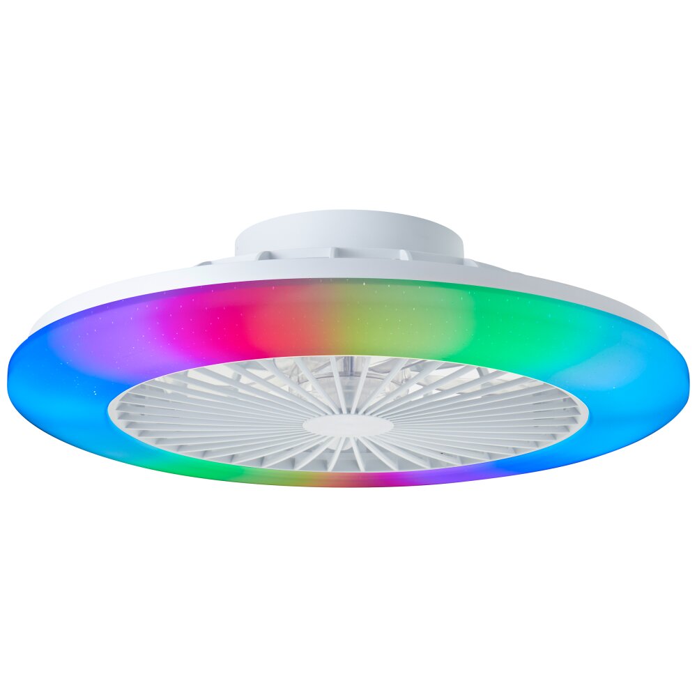 Brilliant Salerno Plafondlamp LED Wit, 1-licht, Afstandsbediening main product photo