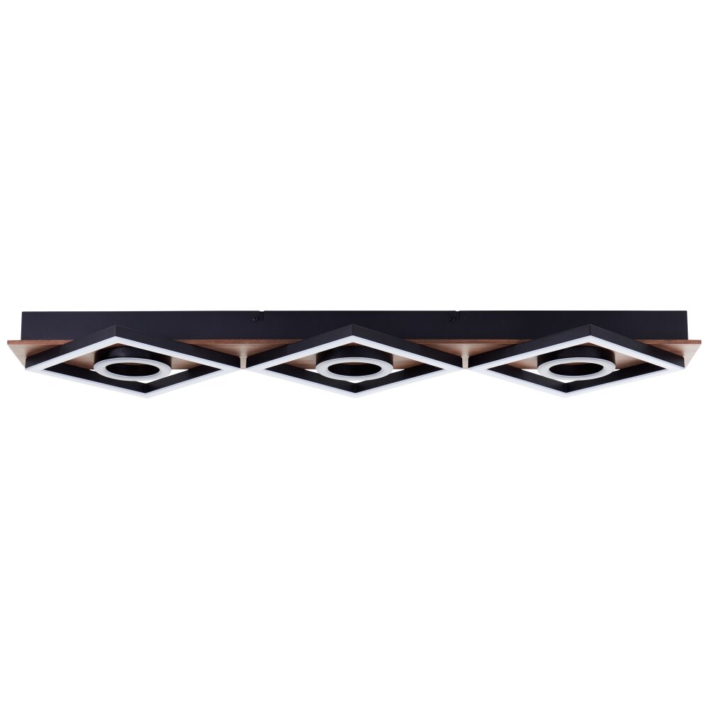Brilliant Maureen Plafondlamp LED Bruin, Zwart, 1-licht